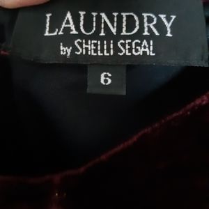 Crimson dress by Laundry